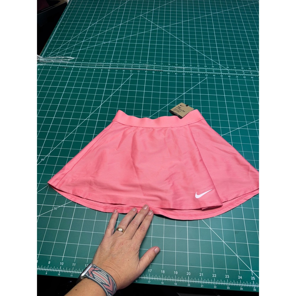 Nike Kids Dri-FIT Pink Ribbed Athletic Skirt Size 6X 6-7 Years
